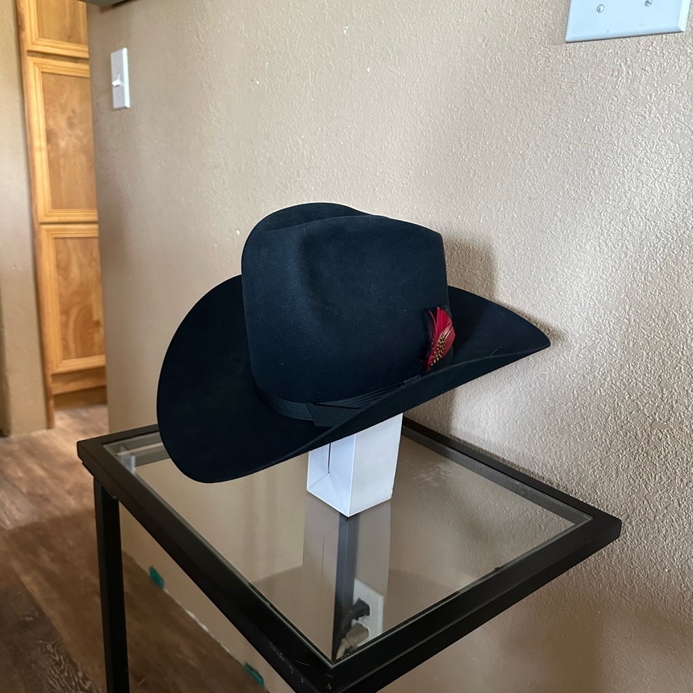 Baileys navy vintage hat size 7
